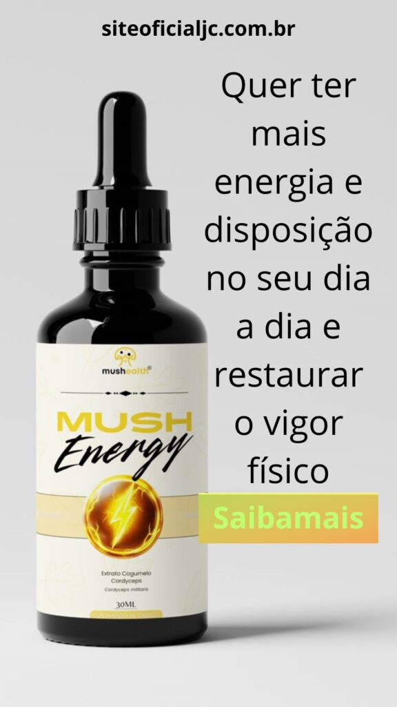 O Mush Energy é ideal pra você que vive cansado(a), sem ânimo, com dificuldades de foco e produtividade!